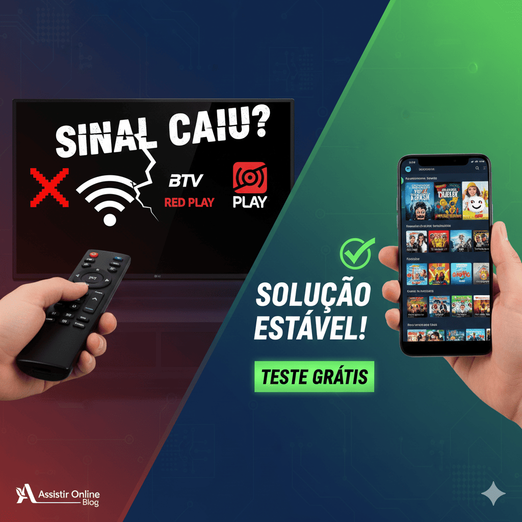 Atualização BTV Red Play Sem Sinal Estável